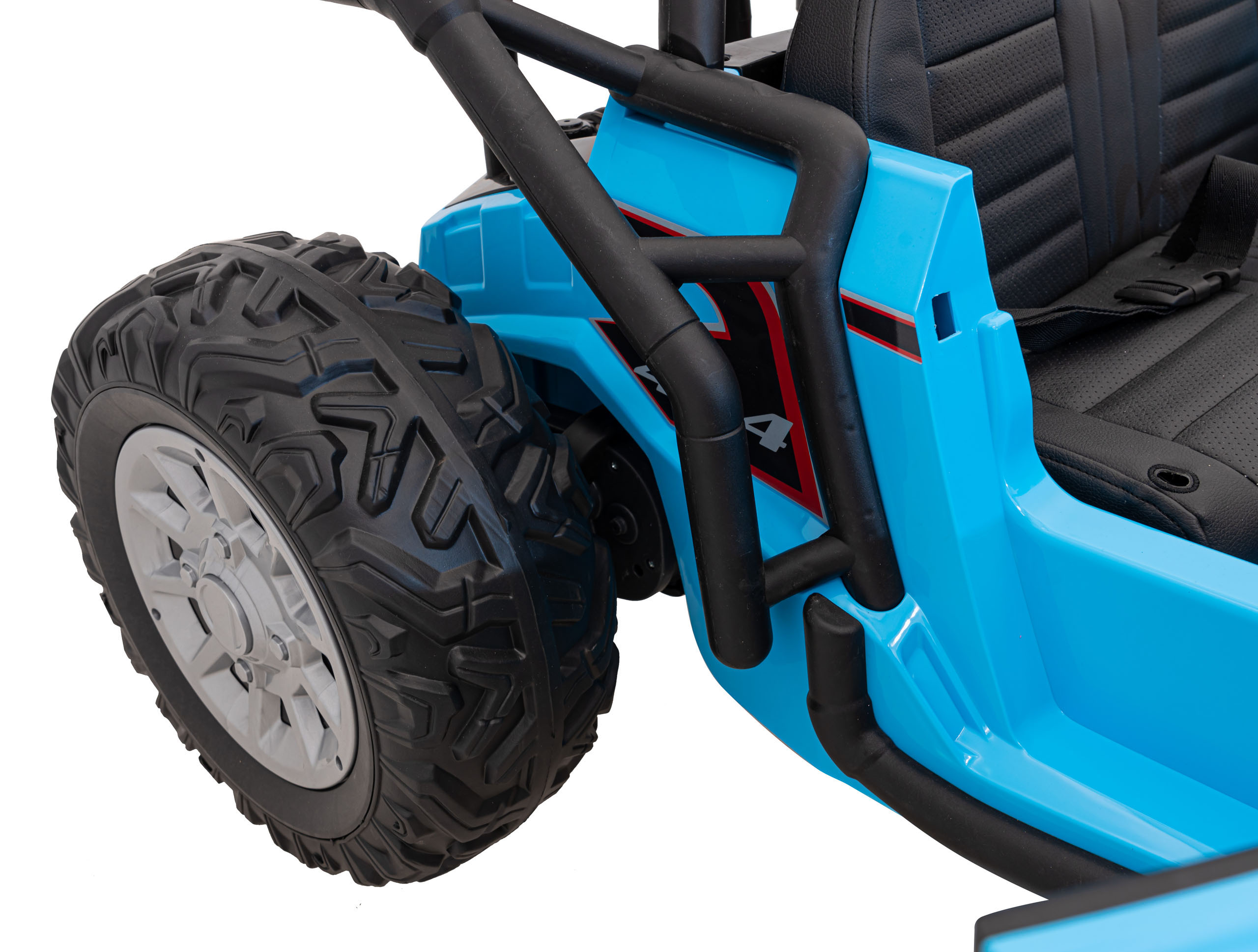 UTV electric pentru 2 copii Buggy Racing Kids, 24V 400W (3168) Albastru - imagine 3