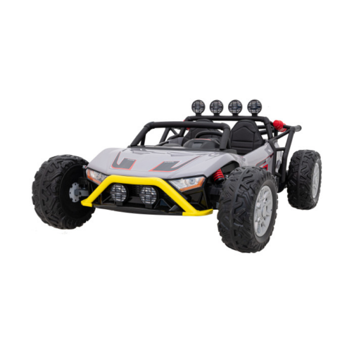 UTV electric pentru 2 copii Buggy Racing Kids, 24V 400W (3168) Gri