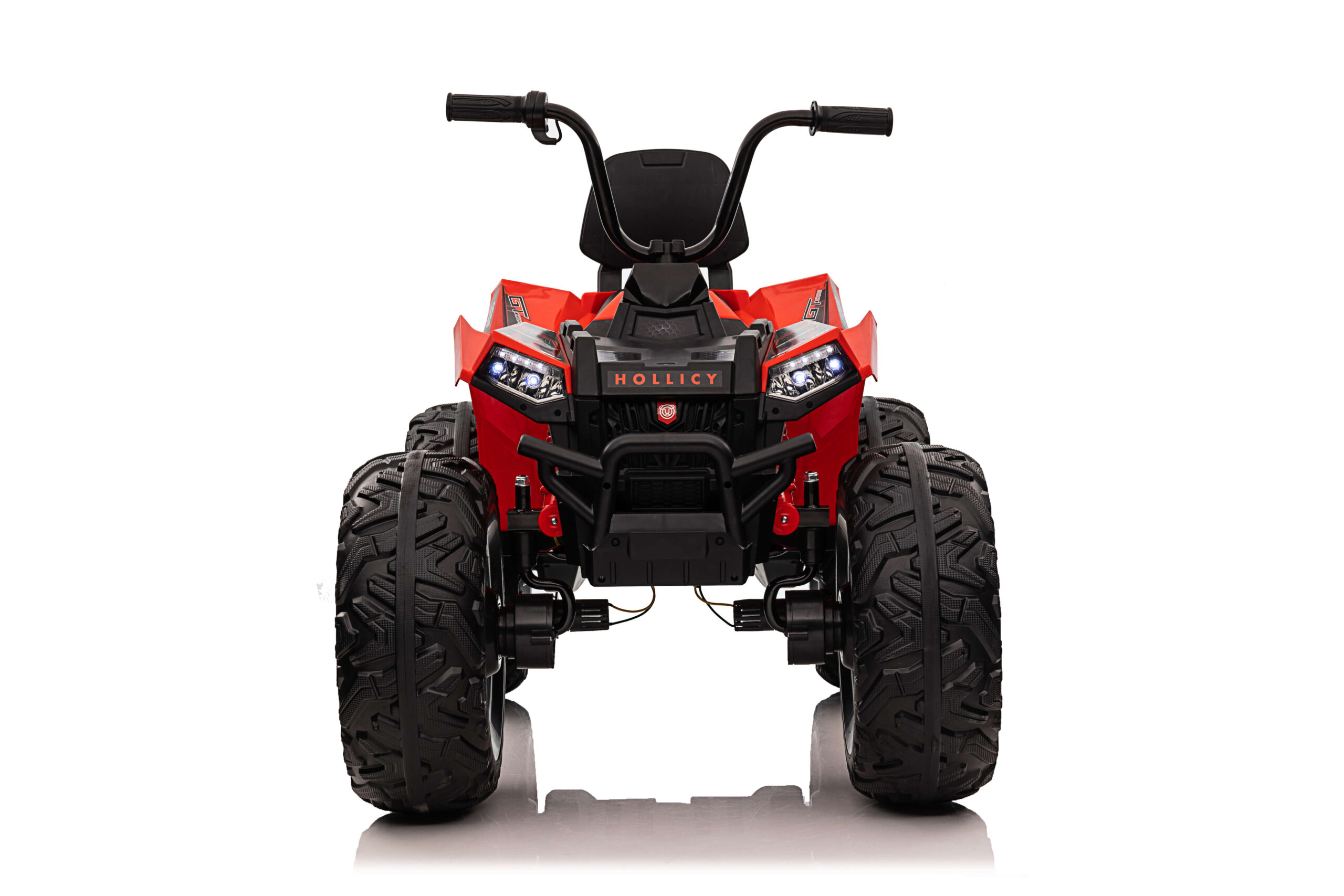 ATV electric pentru copii Monster Wheel 4x4 24V 350W (sx2129) Rosu - imagine 2