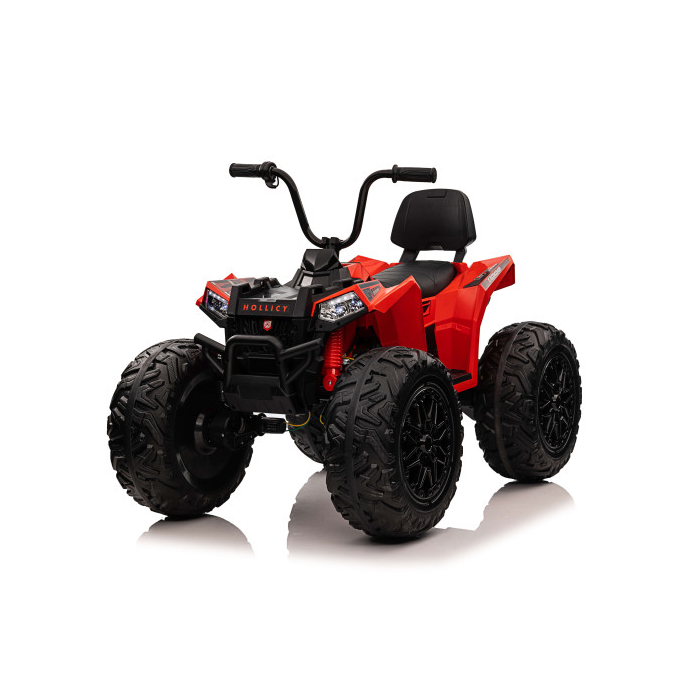 ATV electric pentru copii Monster Wheel 4x4 24V 350W (sx2129) Rosu