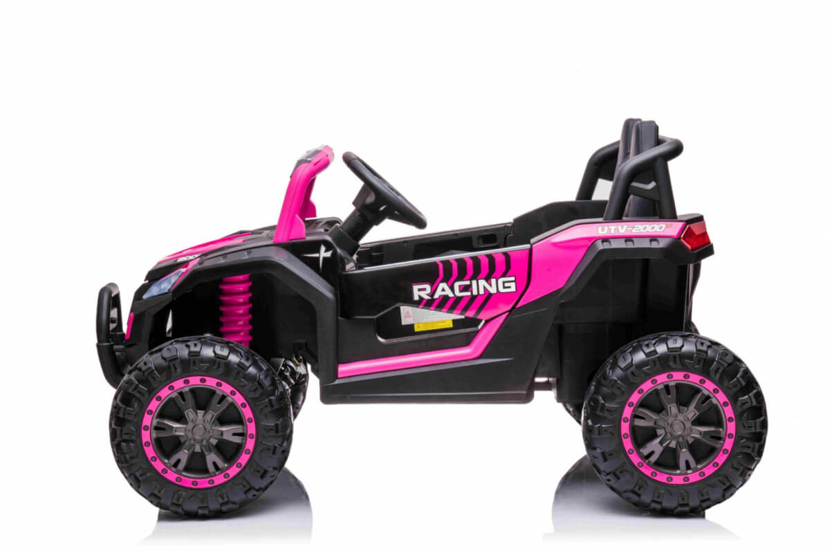 Masinuta electrica pentru copii Buggy UTV 2000 (036) Roz - imagine 2