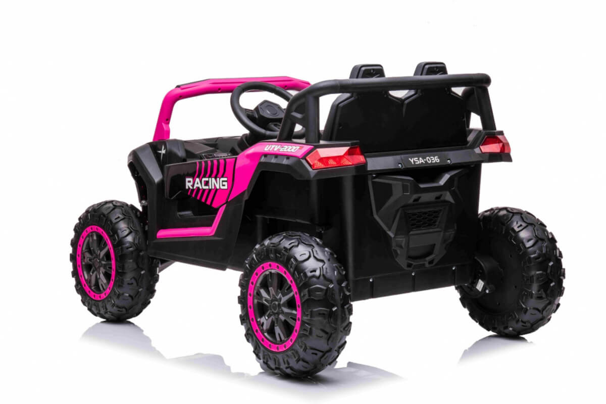 Masinuta electrica pentru copii Buggy UTV 2000 (036) Roz - imagine 3