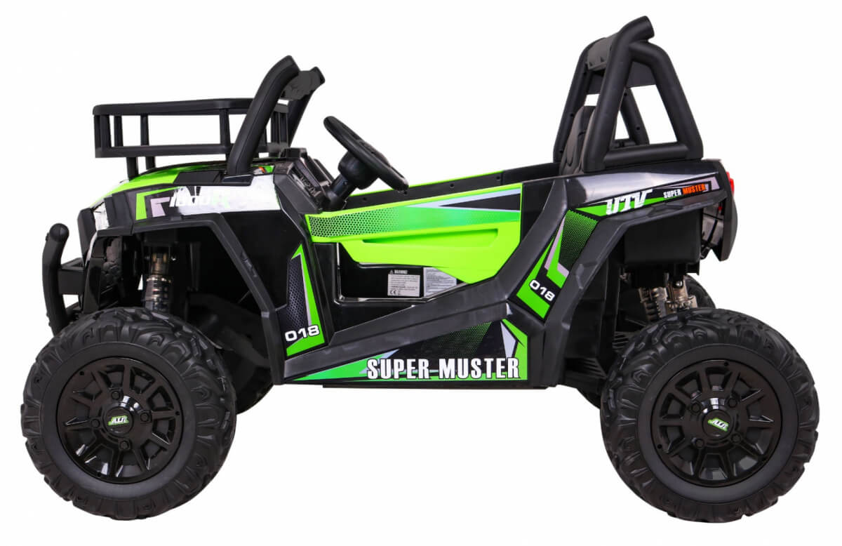 Masinuta electrica pentru copii cu 2 locuri Buggy UTV 24V 400W (JS360) Verde - imagine 4