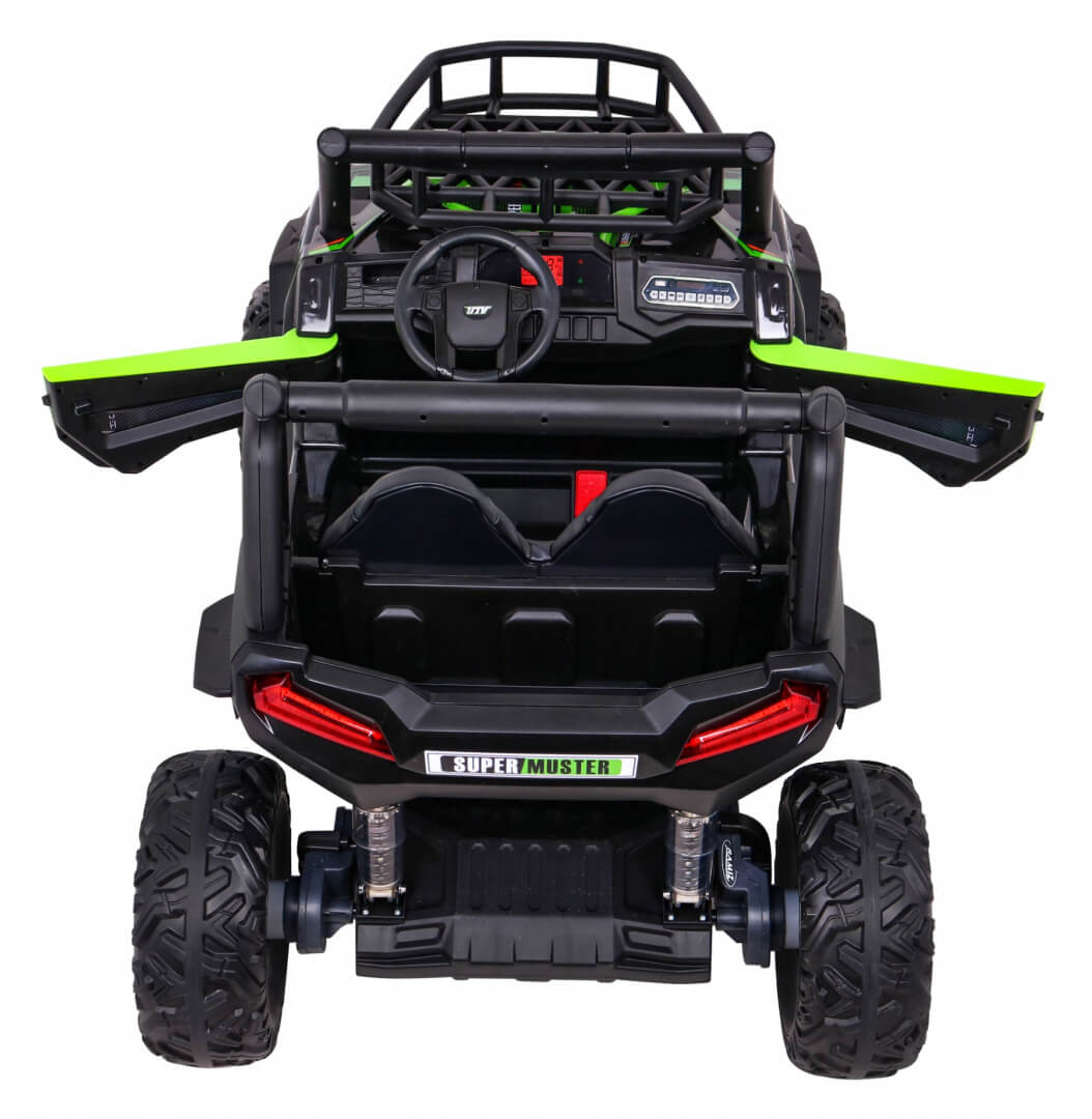 Masinuta electrica pentru copii cu 2 locuri Buggy UTV 24V 400W (JS360) Verde - imagine 5