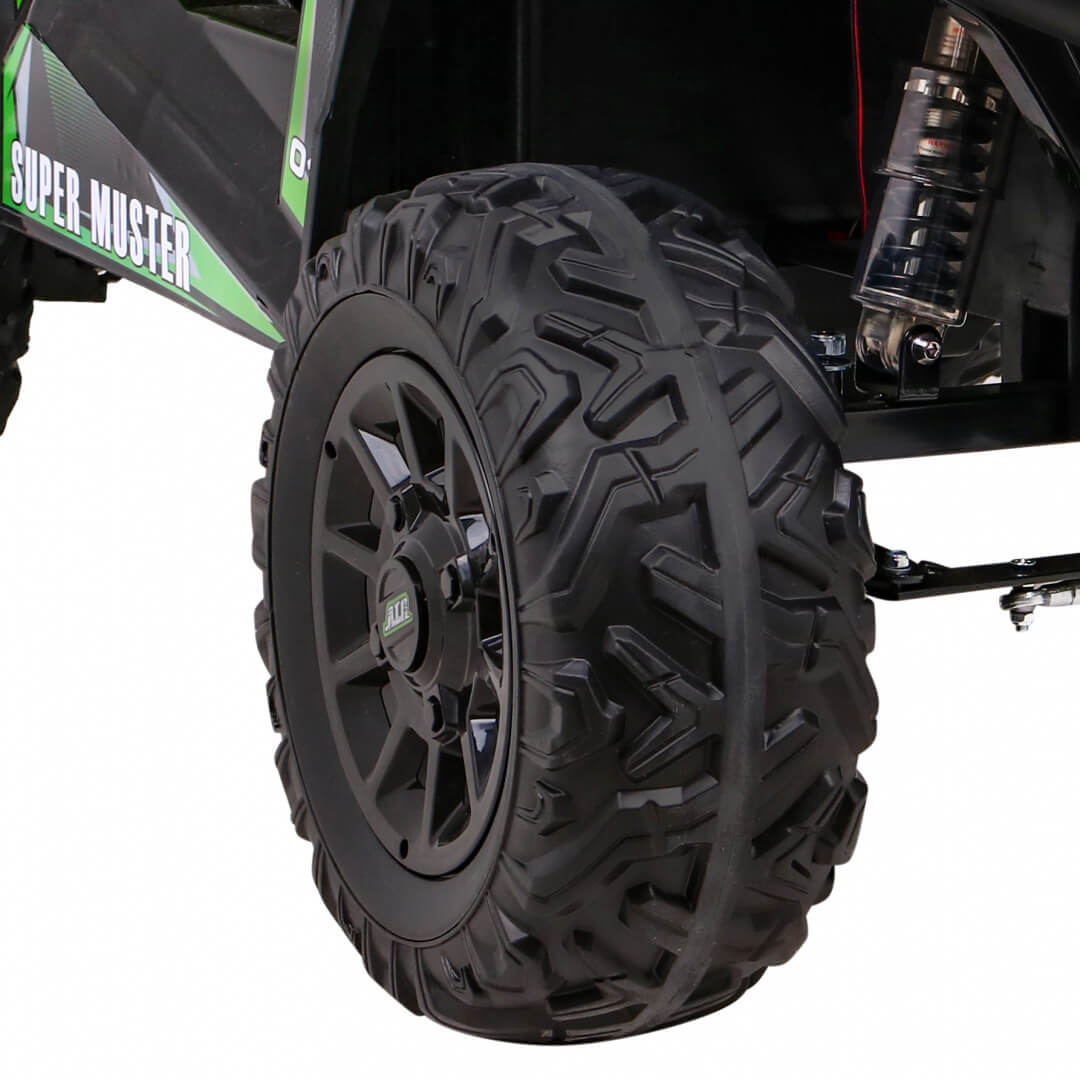 Masinuta electrica pentru copii cu 2 locuri Buggy UTV 24V 400W (JS360) Verde - imagine 8
