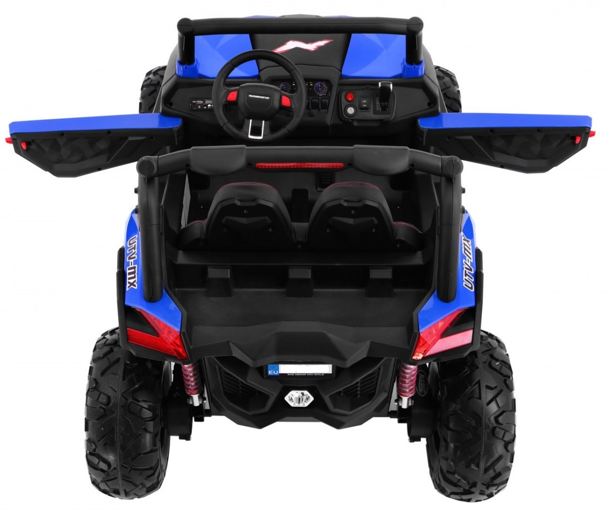 Masinuta electrica pentru copii UTV BUGGY POWER 180W 4x4 cu ecran LCD (ХМХ-603) Albastru - imagine 7