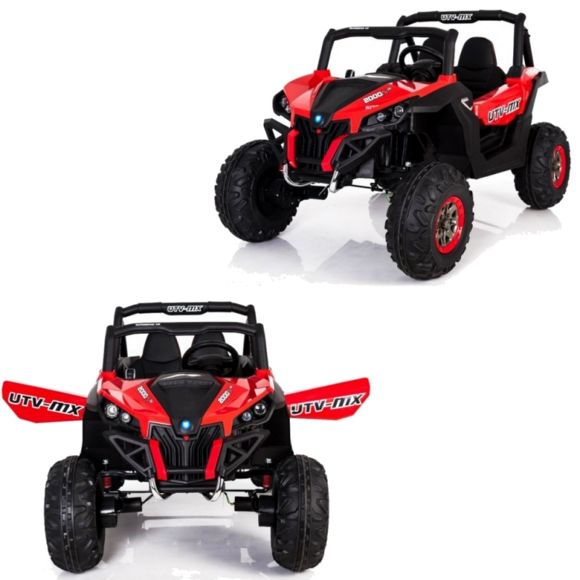 Masinuta electrica pentru copii UTV BUGGY POWER 180W 4x4 cu ecran LCD (ХМХ-603) Rosu - imagine 8
