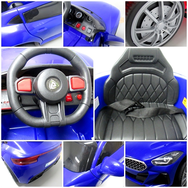 Masinuta electrica pentru copii Cabrio AA6 Albastru - imagine 7