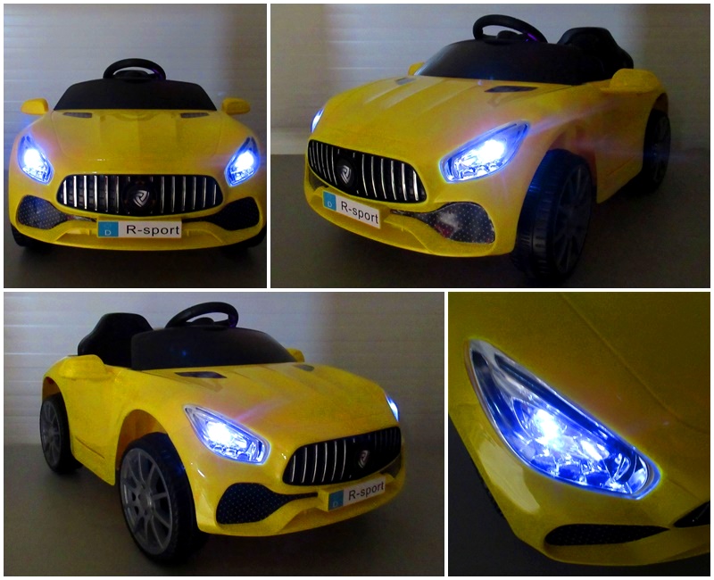 Masinuta electricа pentru copii Cabrio B3 Galben - imagine 3