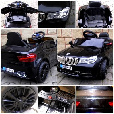 Masinuta electrica pentru copii Cabrio B4 plastic (xm826) Negru - imagine 2