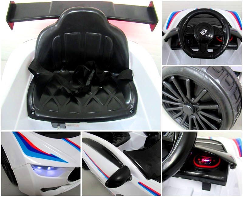 Masinuta electricа pentru copii Cabrio B5 Alb - imagine 3