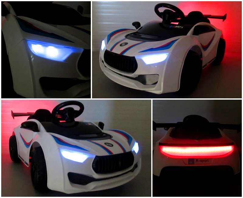 Masinuta electricа pentru copii Cabrio B5 Alb - imagine 5
