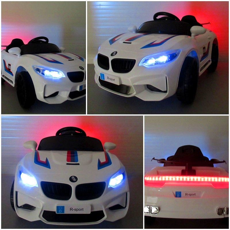 Masinuta electricа pentru copii Cabrio B6 Alb - imagine 7