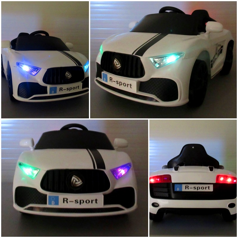 Masinuta electricа pentru copii Cabrio B7 Alb - imagine 4