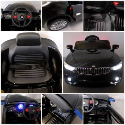 Masinuta electrica pentru copii Cabrio B8 (9998) Negru - imagine 2