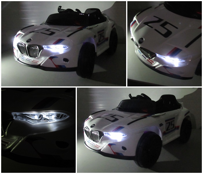 Masinuta electricа pentru copii Cabrio Z5 Alb - imagine 6