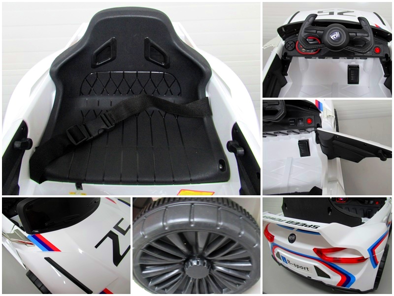 Masinuta electricа pentru copii Cabrio Z5 Alb - imagine 5
