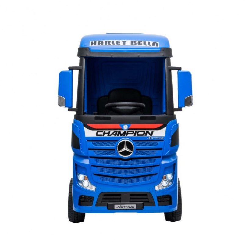 Masinuta electrica pentru copii Camion Mercedes Benz ACTROS (358) 4x4, Albastru - imagine 2