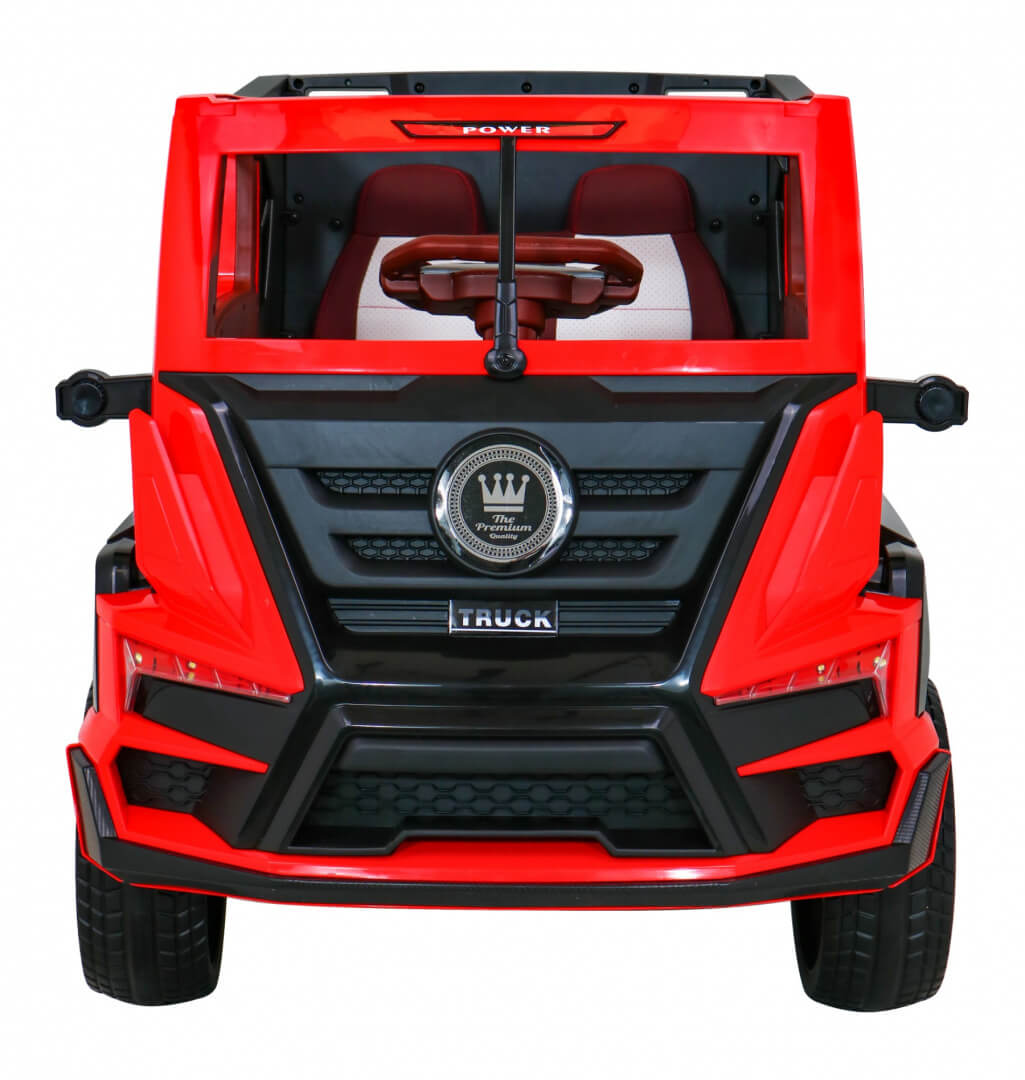 Masinuta electrica pentru copii Camion Truck cu remorca (2020) Rosu - imagine 4