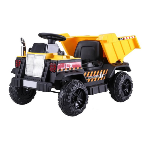 Masinuta electrica pentru copii „Construction Truck” cu basculanta (s606) Galben