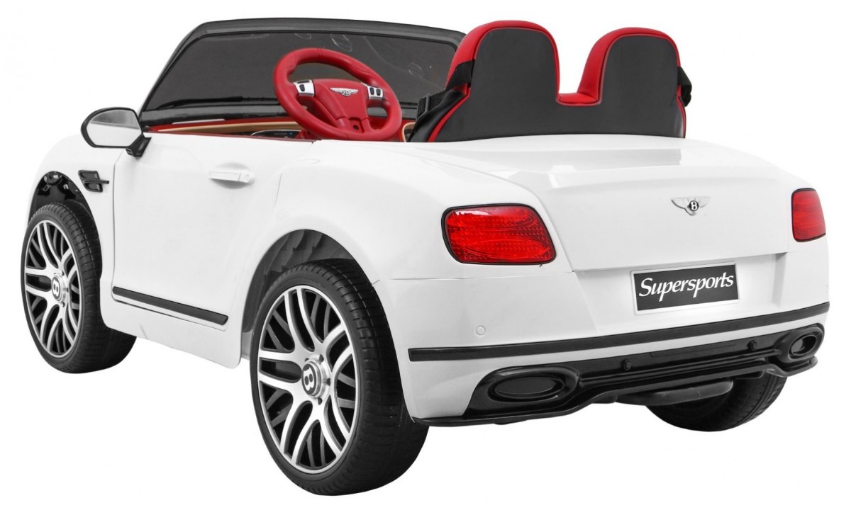 Masinute electrice pentru copii BENTLEY CONTINENTAL GT SUPERSPORTS (JE1155) Alb - imagine 4