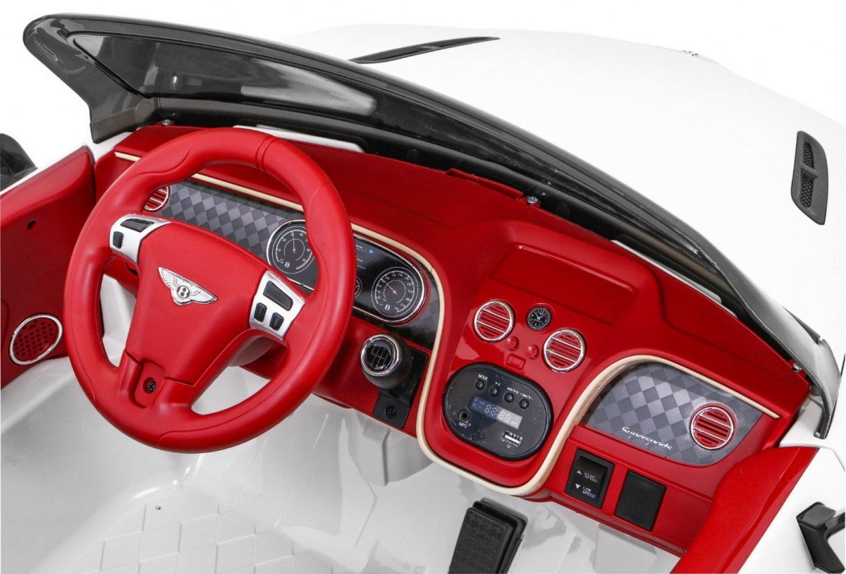 Masinute electrice pentru copii BENTLEY CONTINENTAL GT SUPERSPORTS (JE1155) Alb - imagine 8