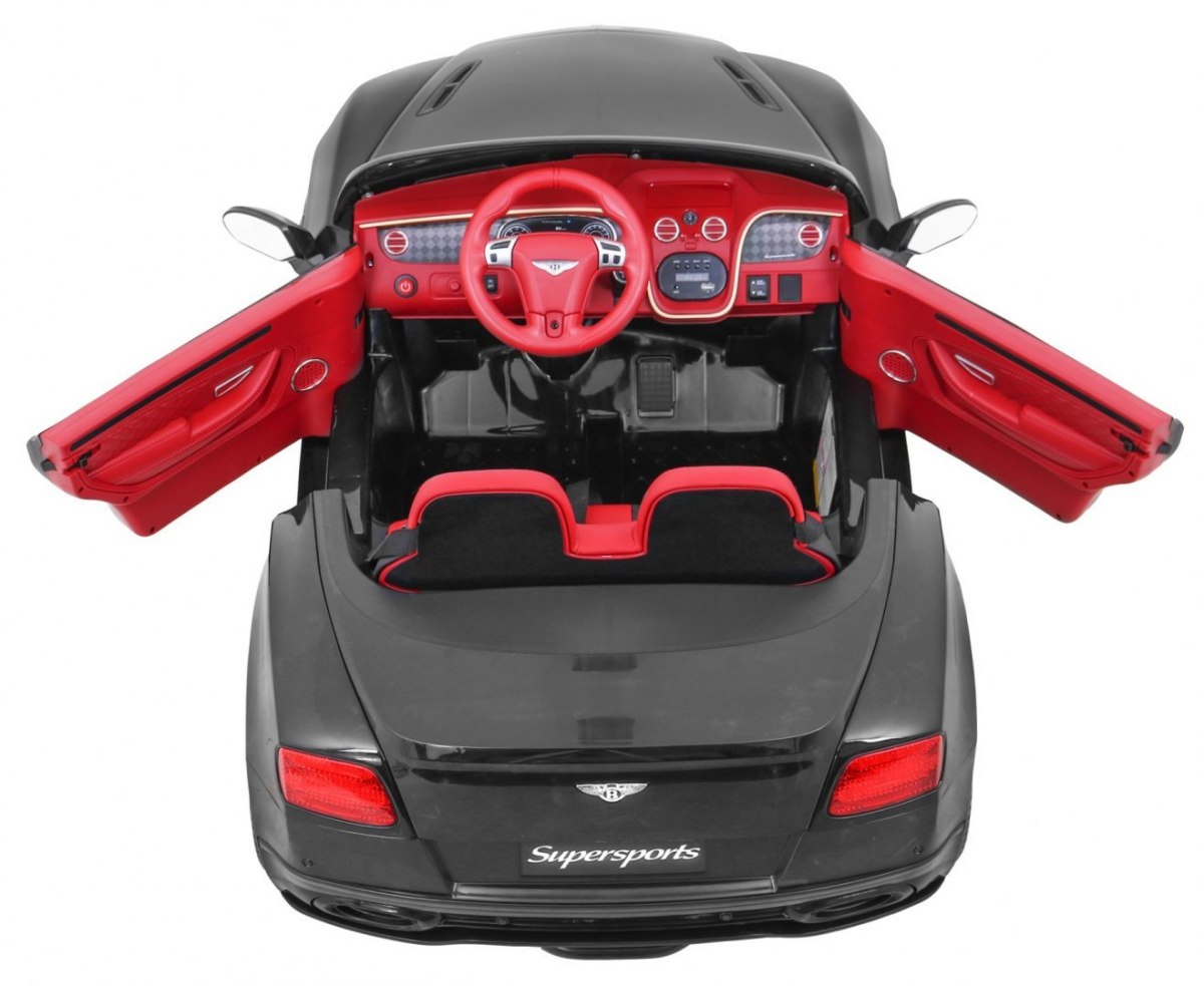 Masinute electrice pentru copii BENTLEY CONTINENTAL GT SUPERSPORTS (JE1155) Negru - imagine 7