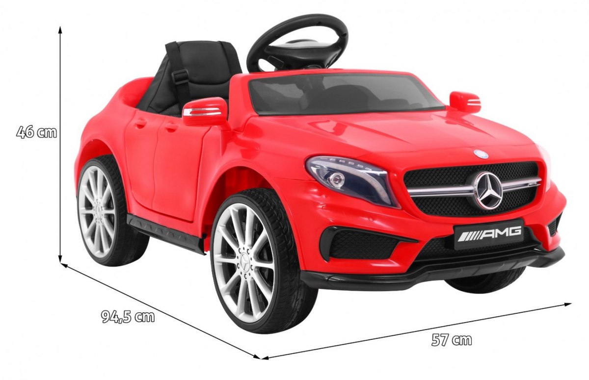 Masinuta electrica pentru copii MERCEDES-AMG GLA45 (HZB188) Rosu - imagine 2