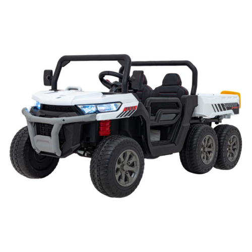 UTV eIectric pentru copii cu 2 locuri Farmer Truck XXL 900 12V 200W 4×4 (623B) Alb
