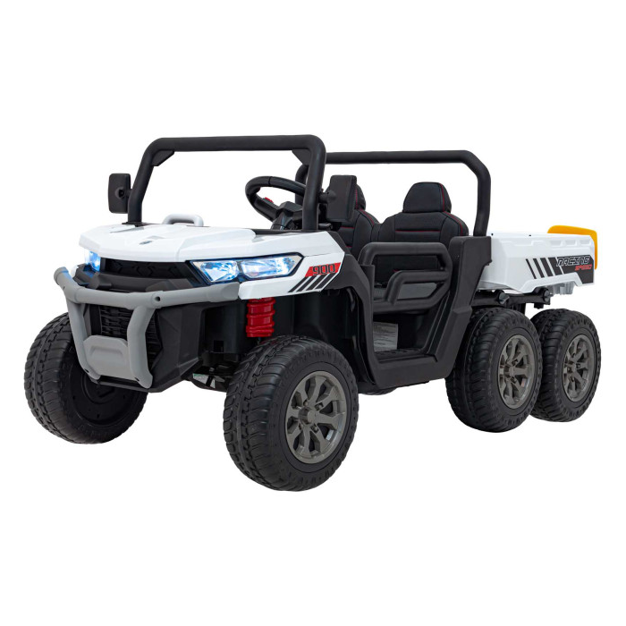 UTV eIectric pentru copii cu 2 locuri Farmer Truck SPEED XXL 900 24V 400W 4x4 (623B-24V) Alb
