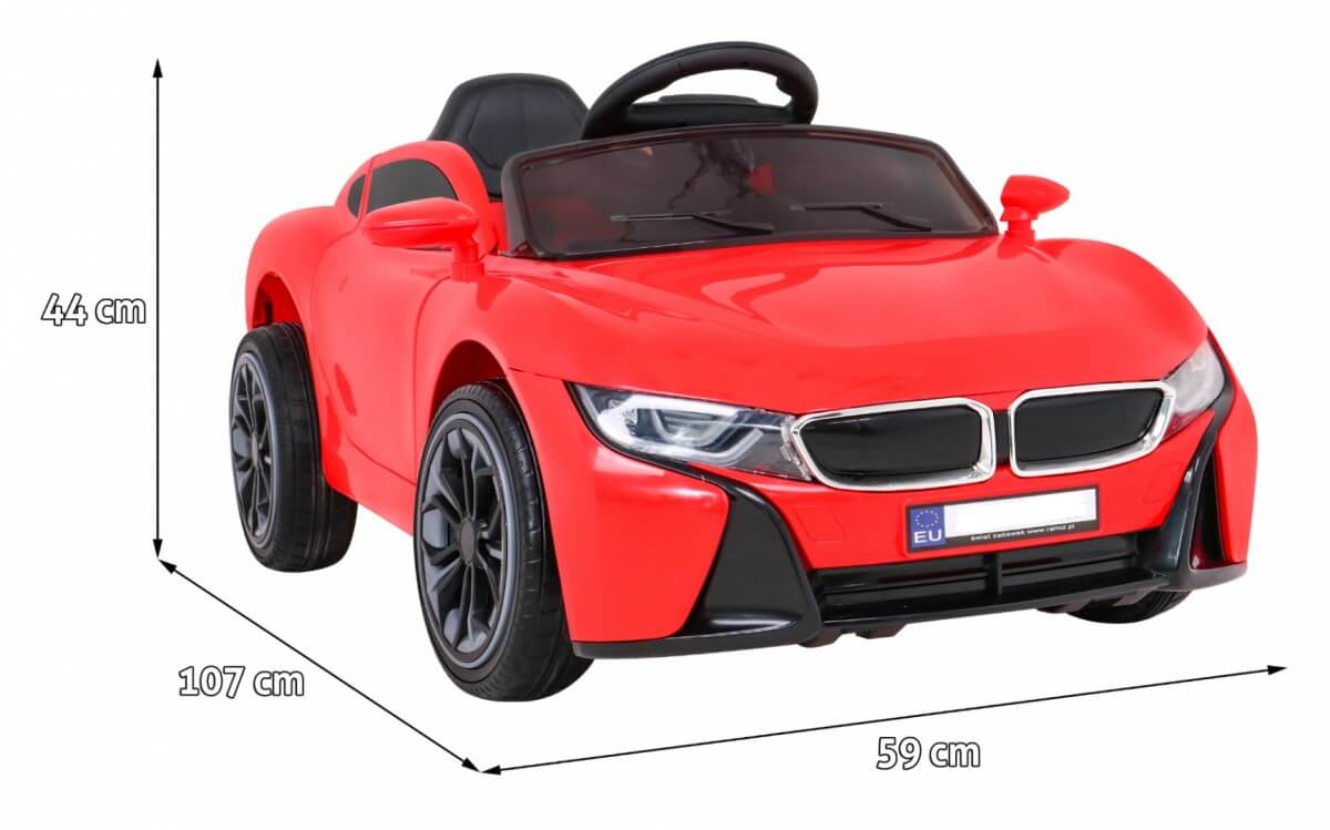 Masinuta electrica pentru copii FAST WIND (7288) Rosu - imagine 2