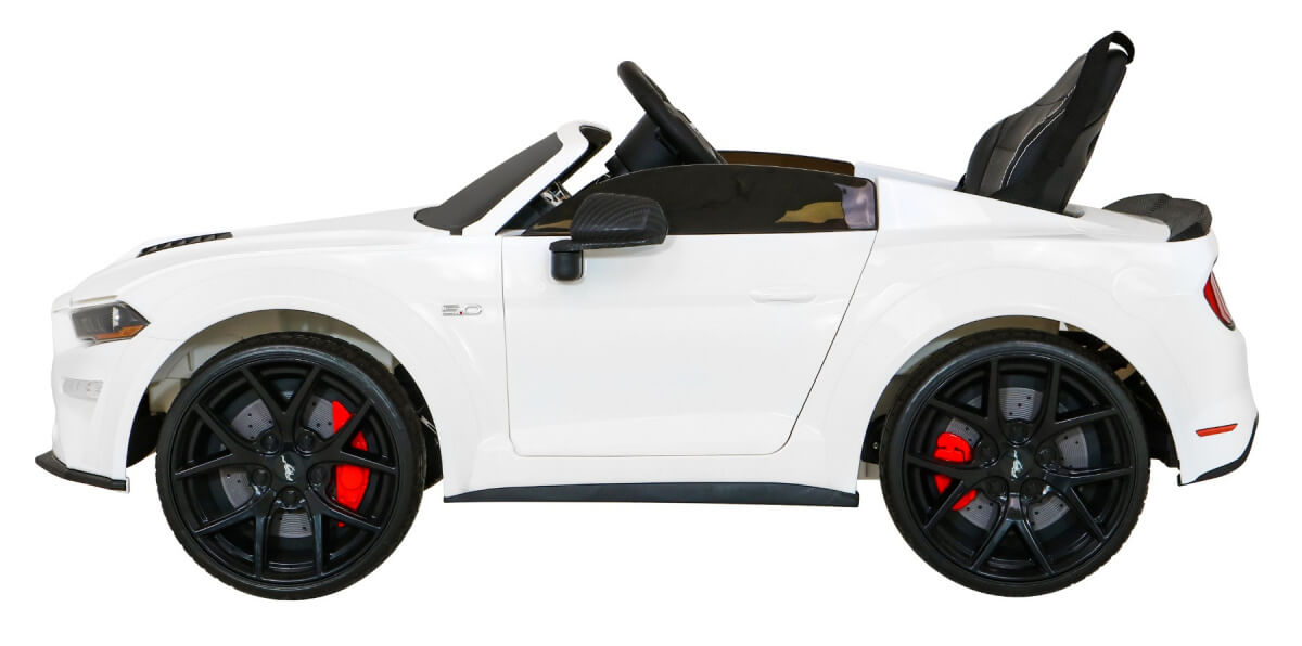 Masinuta electrica pentru copii Ford Mustang GT (2038) Alb - imagine 3