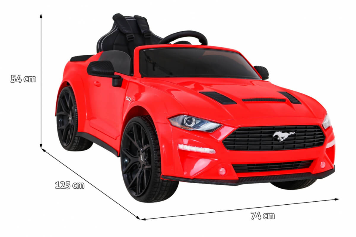 Masinuta electrica pentru copii Ford Mustang GT (2038) Rosu - imagine 2