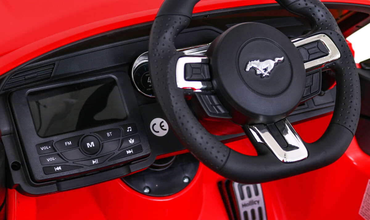 Masinuta electrica pentru copii Ford Mustang GT (2038) Rosu - imagine 5