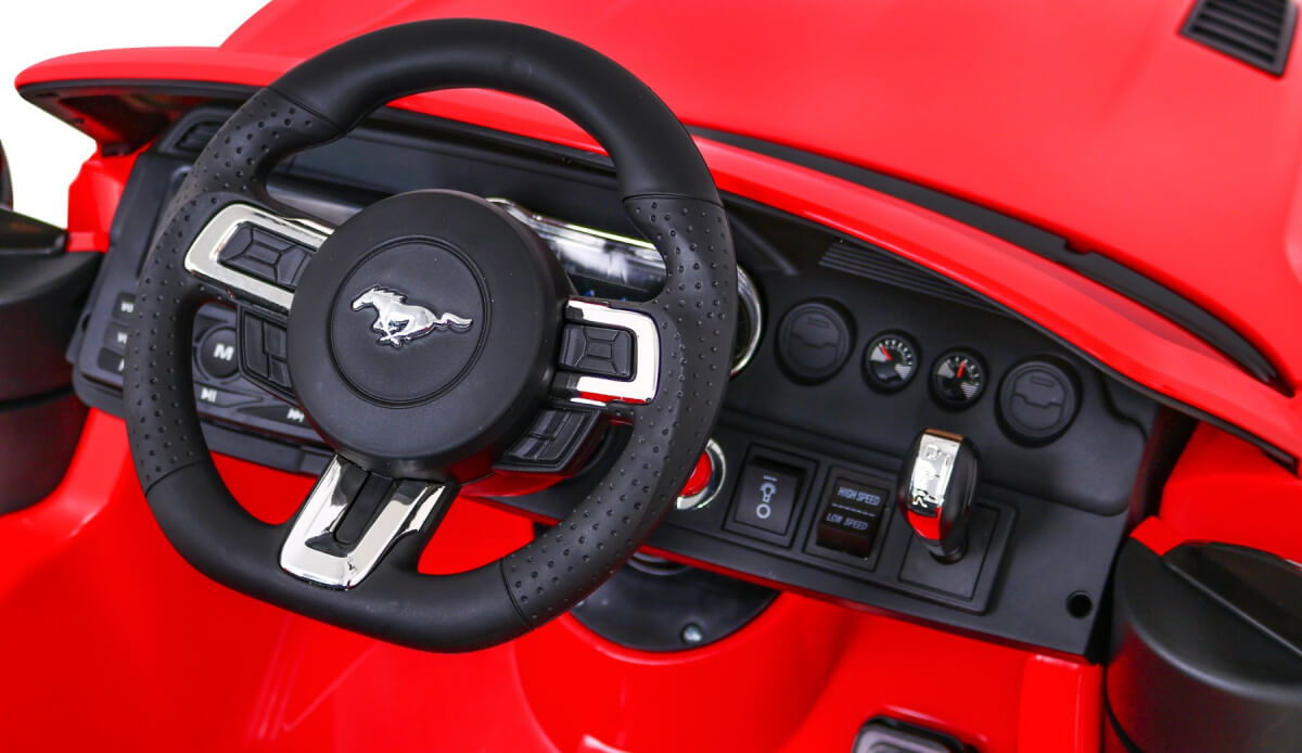 Masinuta electrica pentru copii Ford Mustang GT (2038) Rosu - imagine 6