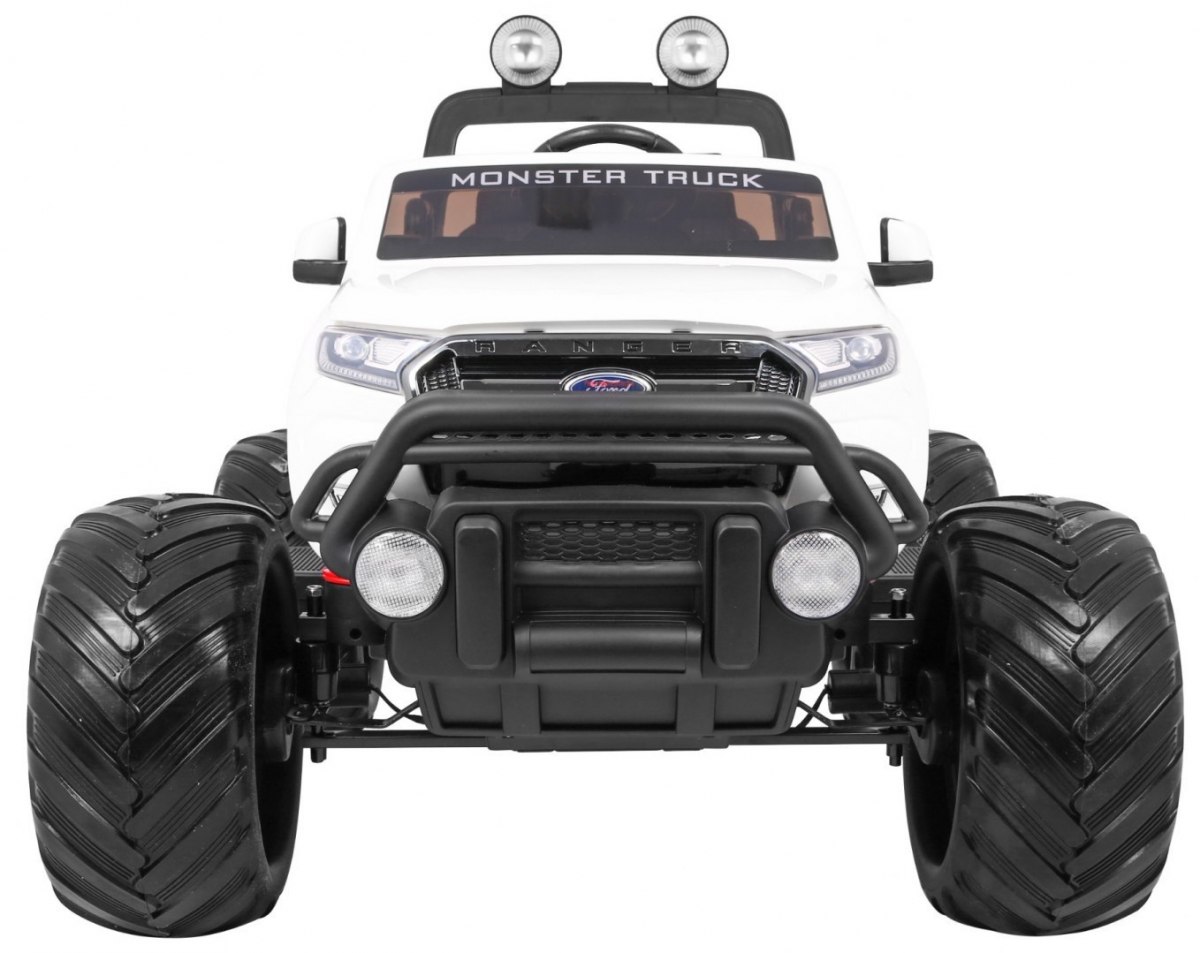 Masinuta electrica pentru copii FORD RANGER MONSTER TRUCK 4x4 (DK-MT550) Alb - imagine 9