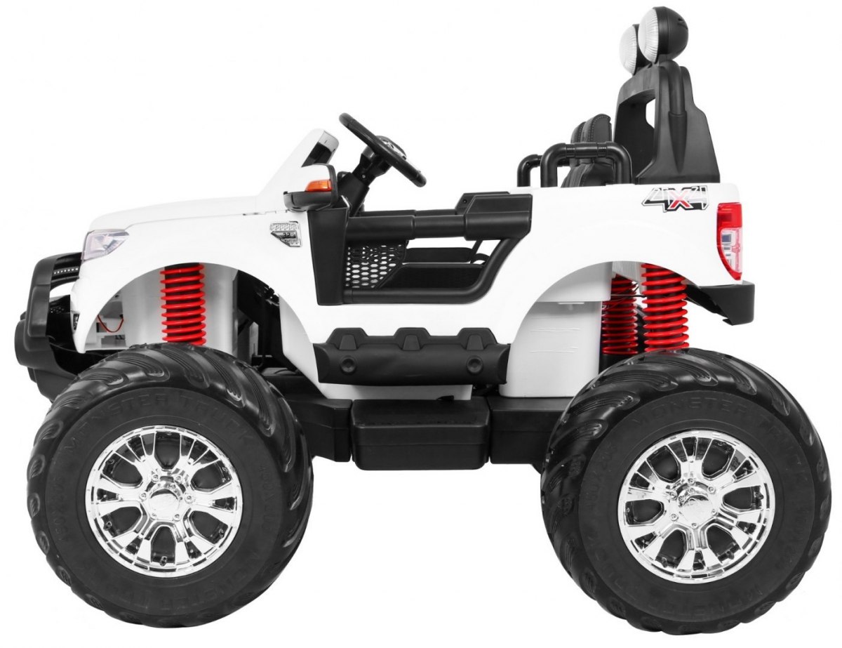 Masinuta electrica pentru copii FORD RANGER MONSTER TRUCK 4x4 (DK-MT550) Alb - imagine 10