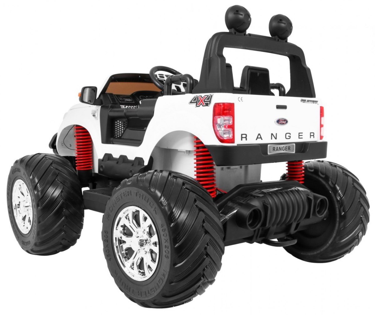 Masinuta electrica pentru copii FORD RANGER MONSTER TRUCK 4x4 (DK-MT550) Alb - imagine 3