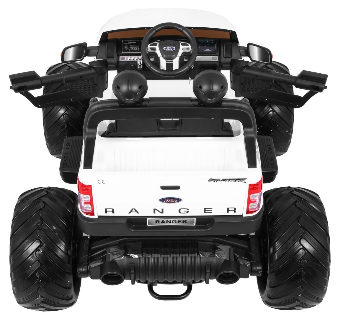 Masinuta electrica pentru copii FORD RANGER MONSTER TRUCK 4x4 (DK-MT550) Alb - imagine 5