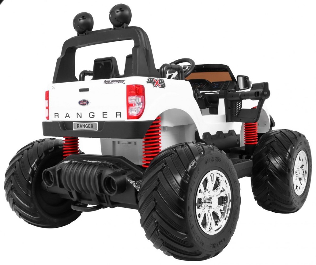 Masinuta electrica pentru copii FORD RANGER MONSTER TRUCK 4x4 (DK-MT550) Alb - imagine 6