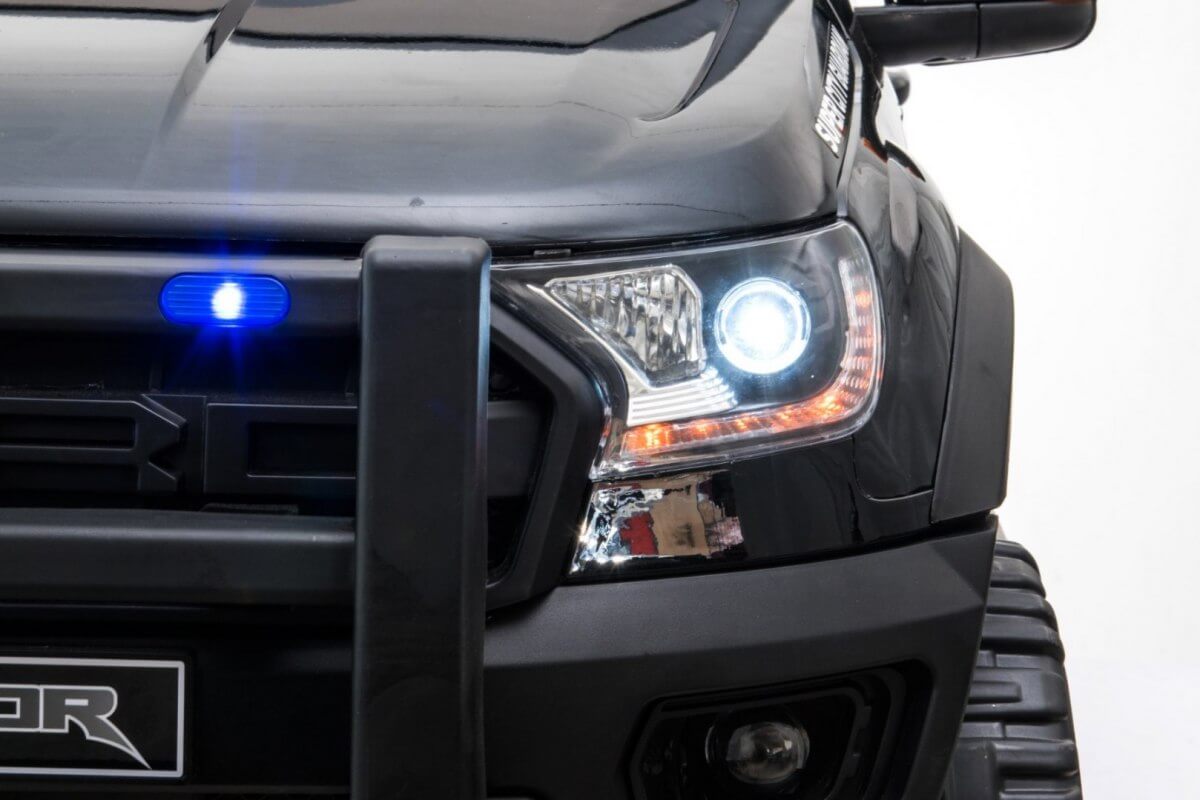 Masinuta electrica pentru copii Ford Ranger Raptor POLITIA (DK-F150) Negru - imagine 14