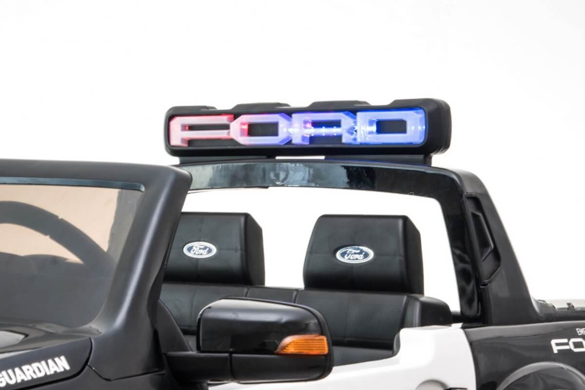Masinuta electrica pentru copii Ford Ranger Raptor POLITIA (DK-F150) Negru - imagine 12