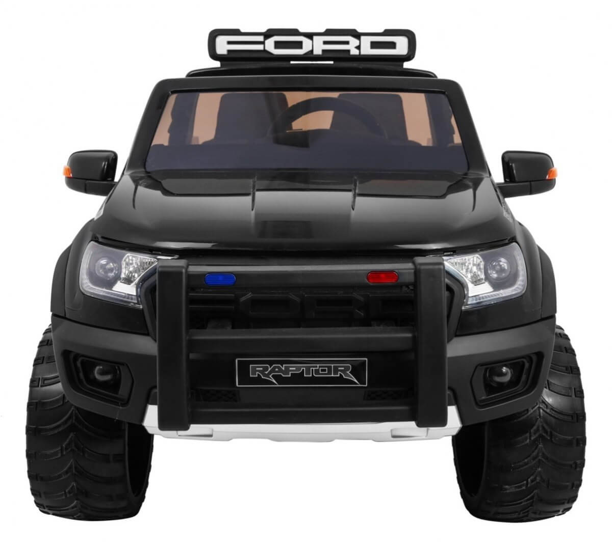 Masinuta electrica pentru copii Ford Ranger Raptor POLITIA (DK-F150) Negru - imagine 3