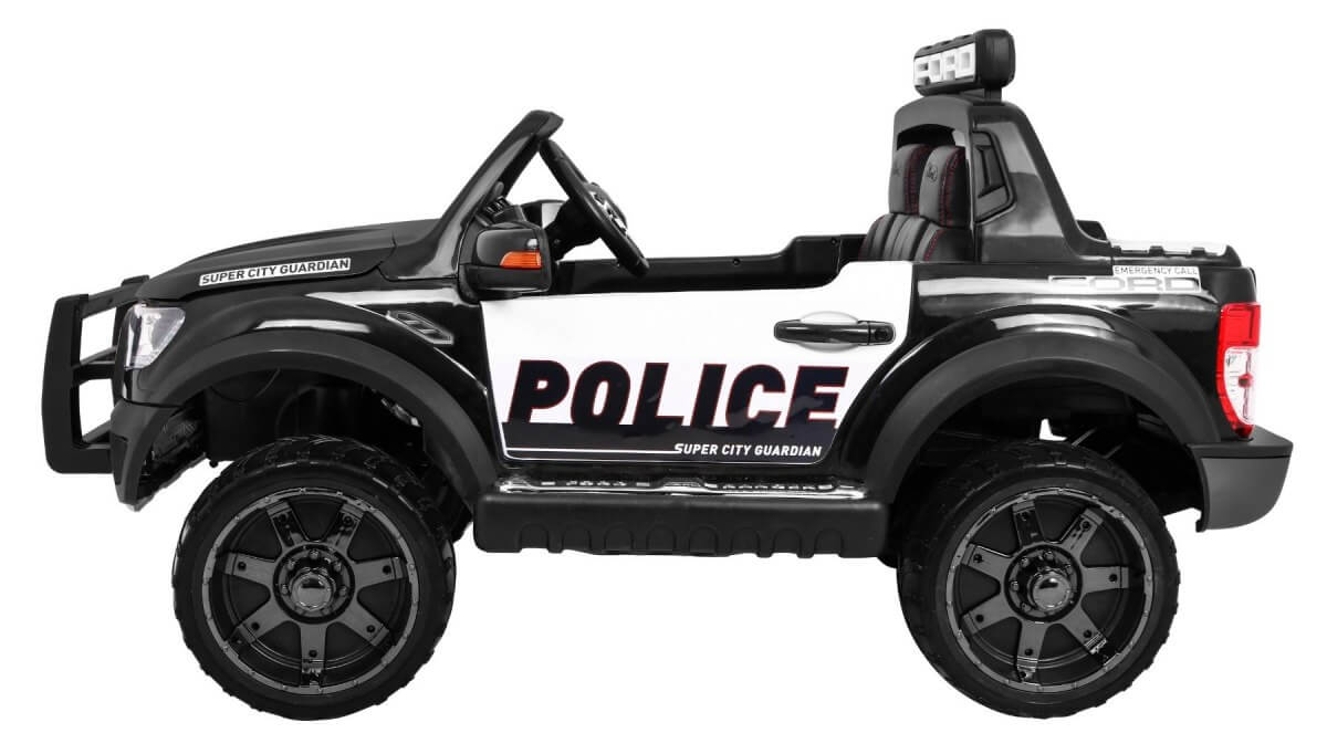 Masinuta electrica pentru copii Ford Ranger Raptor POLITIA (DK-F150) Negru - imagine 4