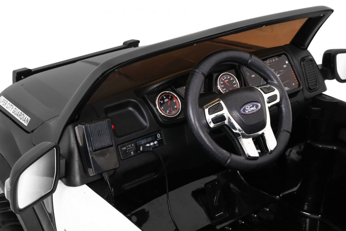 Masinuta electrica pentru copii Ford Ranger Raptor POLITIA (DK-F150) Negru - imagine 9