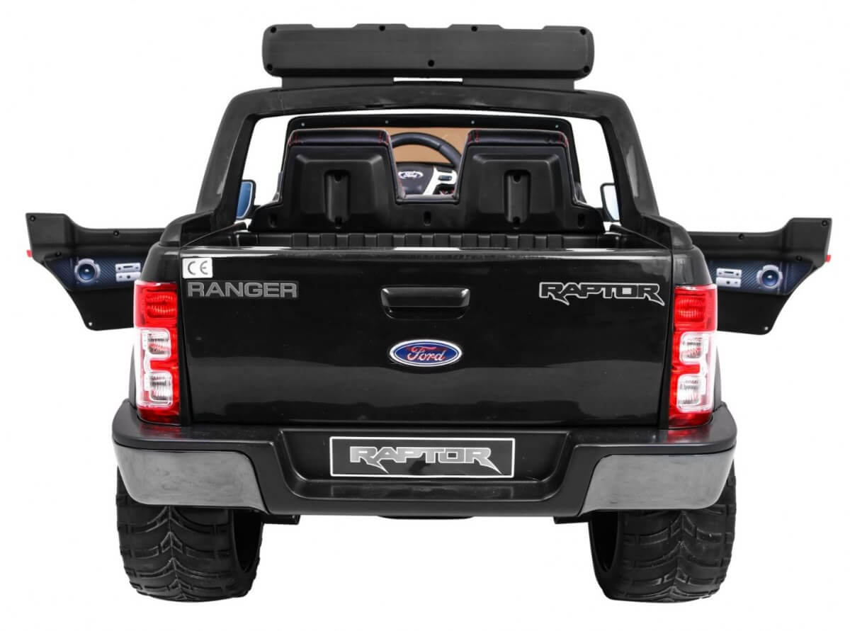 Masinuta electrica pentru copii Ford Ranger Raptor POLITIA (DK-F150) Negru - imagine 6