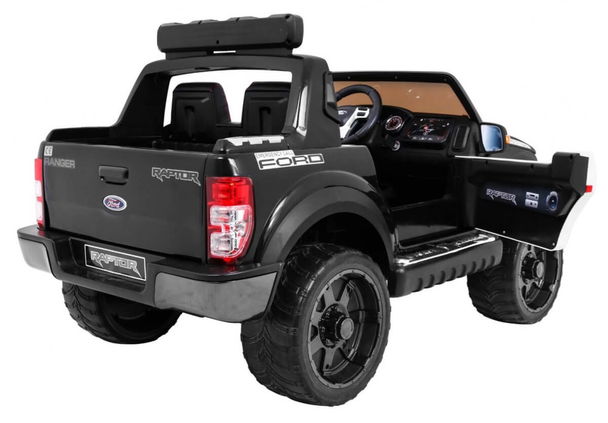 Masinuta electrica pentru copii Ford Ranger Raptor POLITIA (DK-F150) Negru - imagine 7