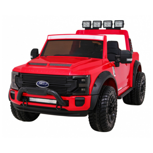 Masinuta electrica pentru copii Ford Super Duty XXL cu 2 locuri, 4×4 (2088) Rosu