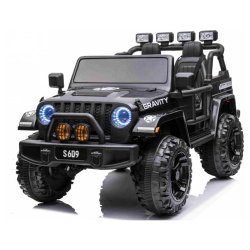 Masinuta electrica pentru copii GRAVITY STRONG cu 2 locuri 24 Volti (609) Negru