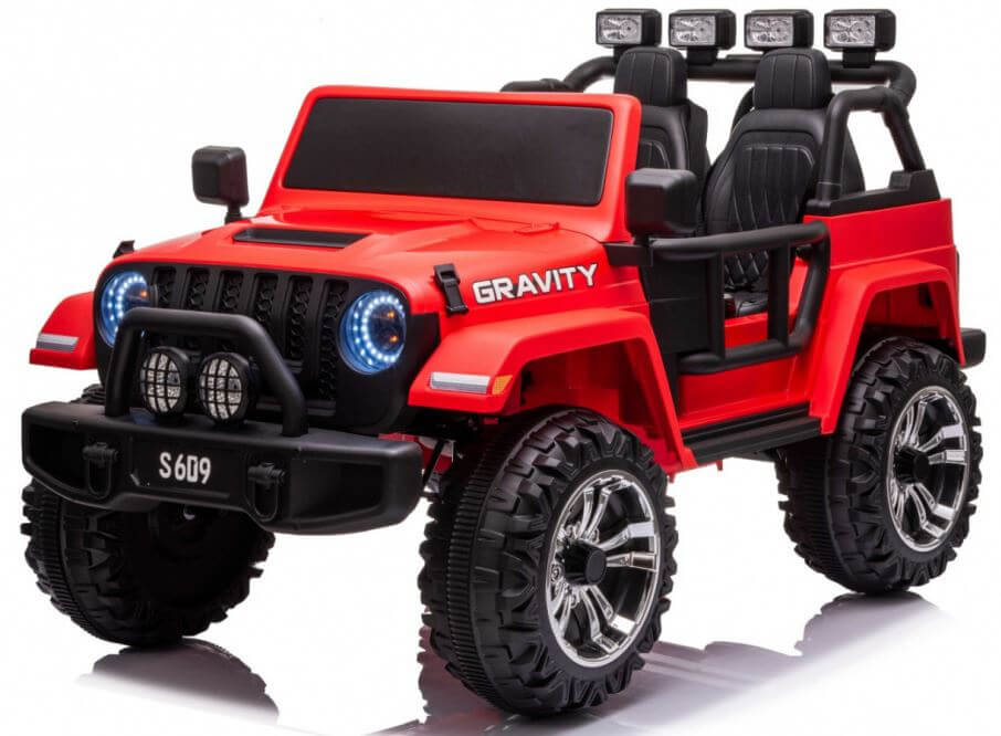 Masinuta electrica pentru copii GRAVITY STRONG cu 2 locuri 24 Volti (609) Rosu - imagine 2